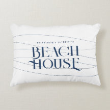 Personalizado de Beach House coordina azul marino