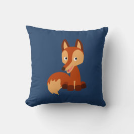 Cojín Decorativo Personalizado de ciruela suave Fox Pillow