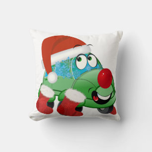 Cojín Decorativo Personalizado de coches de Navidades inteligentes