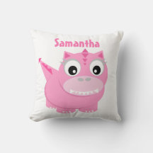 Personalizado de dinosaurios cúbicos niños rosados