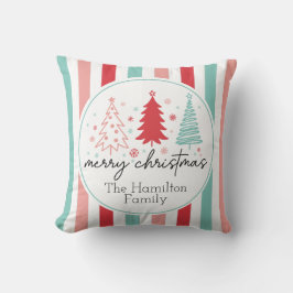 Cojín decorativo Personalizado de Feliz Navidad