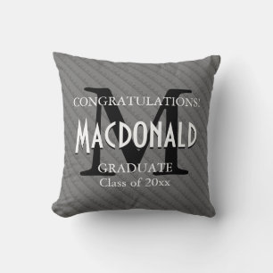 Cojín Decorativo Personalizado de Graduación Keepsake FELICITACIONE