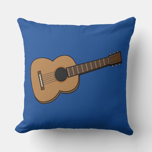 Cojín Decorativo Personalizado de guitarra (Anverso)