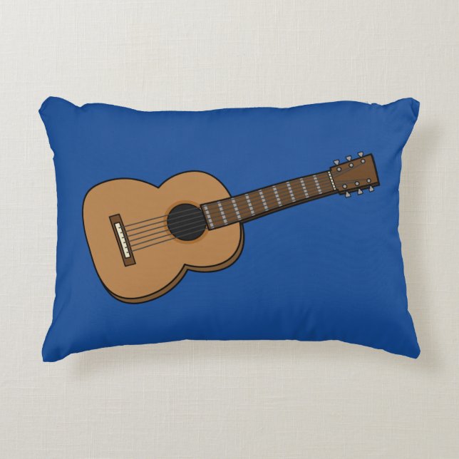 Cojín Decorativo Personalizado de guitarra (Anverso)
