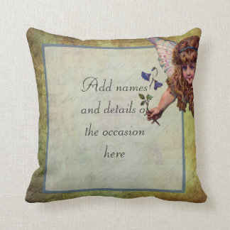 Cojín Decorativo Personalizado de la temática del hada de época