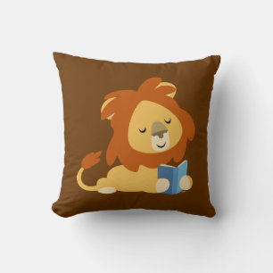 Cojín Decorativo Personalizado de lectura cúrcuta Lion Pillow