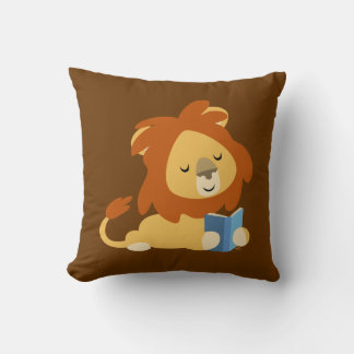Cojín Decorativo Personalizado de lectura cúrcuta Lion Pillow