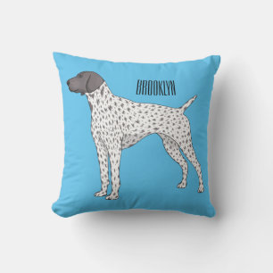 Cojín Decorativo Personalizado de perro puntero de Shorthal alemán