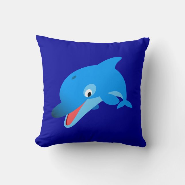 Cojín Decorativo Personalizado de Salto Cuaderno Dolphin Pillow (Anverso)