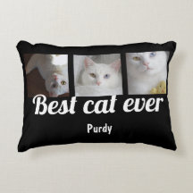 Personalizado de texto y foto del mejor gato de la