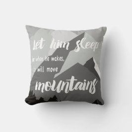 Cojín Decorativo Personalizado Déjalo dormir cuando despierte