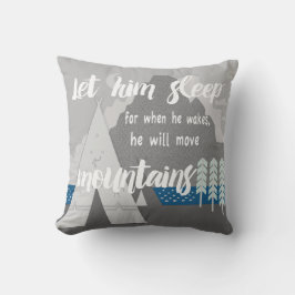 Cojín Decorativo Personalizado Déjalo dormir cuando despierte