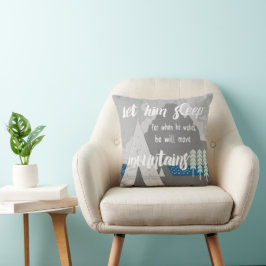 Cojín Decorativo Personalizado Déjalo dormir cuando despierte