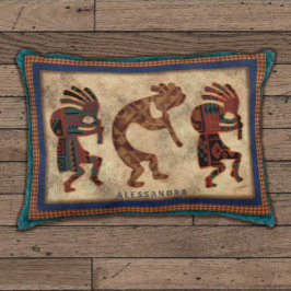 Cojín decorativo personalizado del trío de Kokopel
