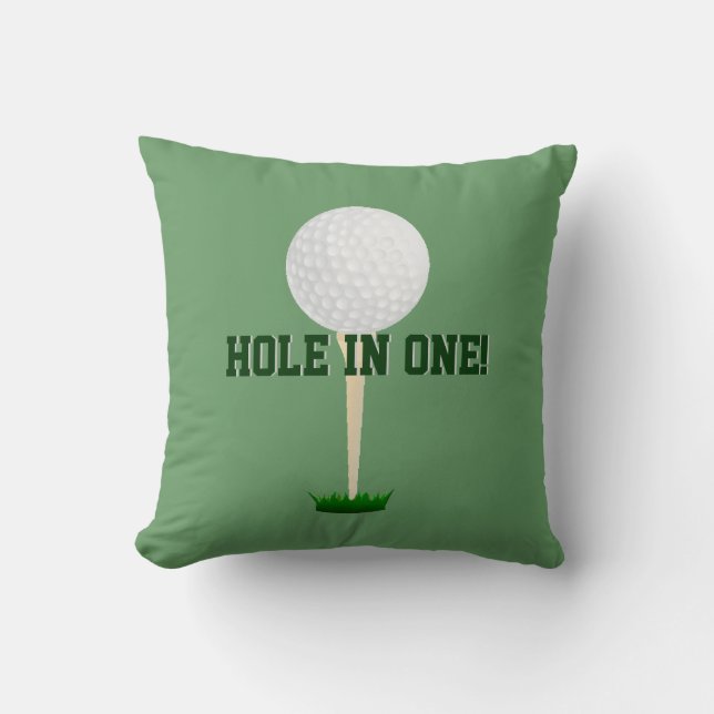 Cojín decorativo personalizado Deportivo - Golf (Anverso)