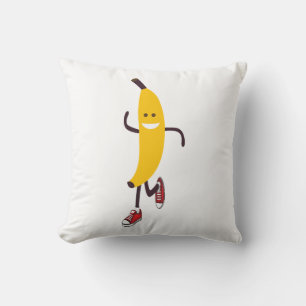 Cojín Decorativo Personalizado divertida que maneja banana