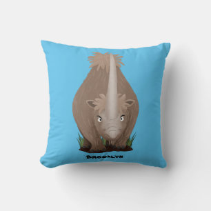 Cojín Decorativo Personalizado elasmotherium rinoceronte