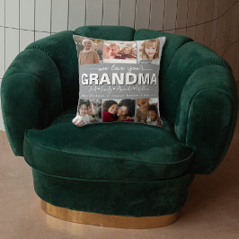 Cojín Decorativo Personalizado Elegant Te amamos el collage de foto