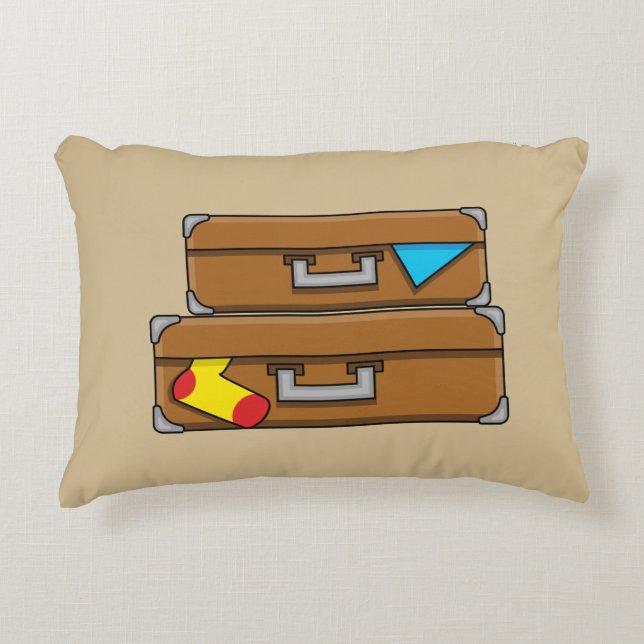 Cojín Decorativo Personalizado Equipaje (Anverso)