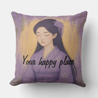 Cojín Decorativo Personalizado Estética Zen Meditación Mental Minim