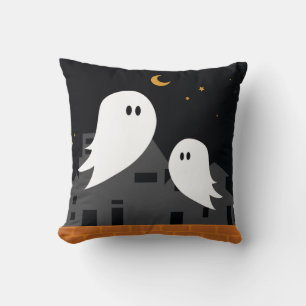 Cojín Decorativo Personalizado fantasmal de Halloween