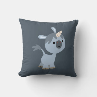 Cojín Decorativo Personalizado feliz, bebé, Unicorn Pillow