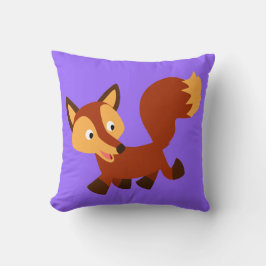 Cojín Decorativo Personalizado feliz, Fox Pillow