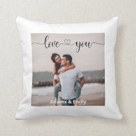 Cojín Decorativo personalizado foto amor romántico San Valentín/ani