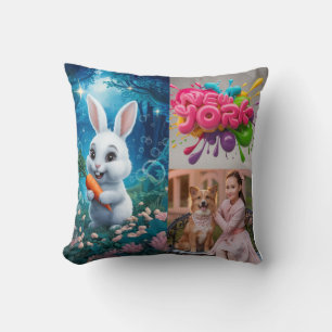 Cojín Decorativo personalizado foto familiar personalizada, almohad