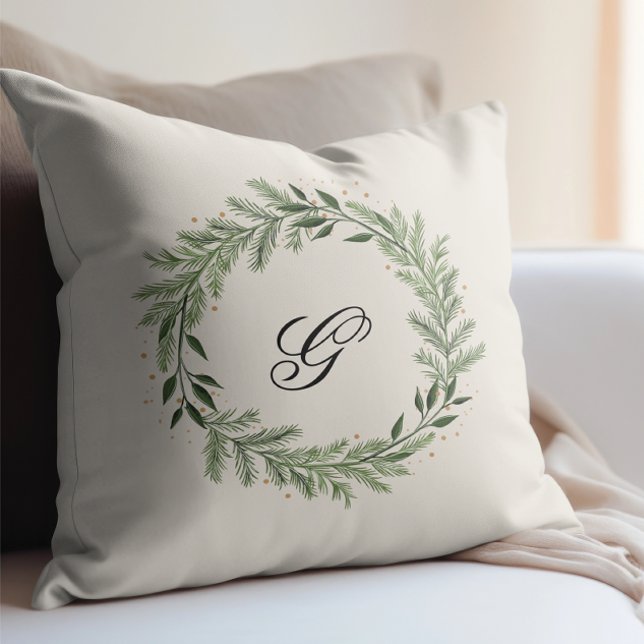 Cojín Decorativo Personalizado Foto Monograma Regalo de Navidades d (Subido por el creador)