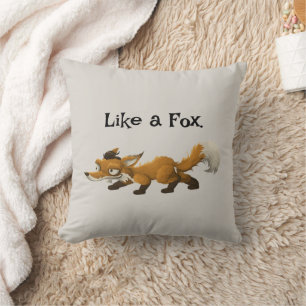 Cojín Decorativo Personalizado Fox inteligente - Diseño "Como un Fo