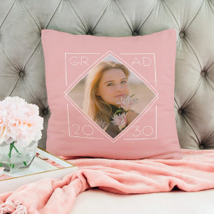 Cojín Decorativo Personalizado Graduado Foto Keepsake