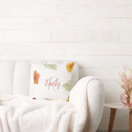 Cojín Decorativo Personalizado Hawaiian Aloha Floral