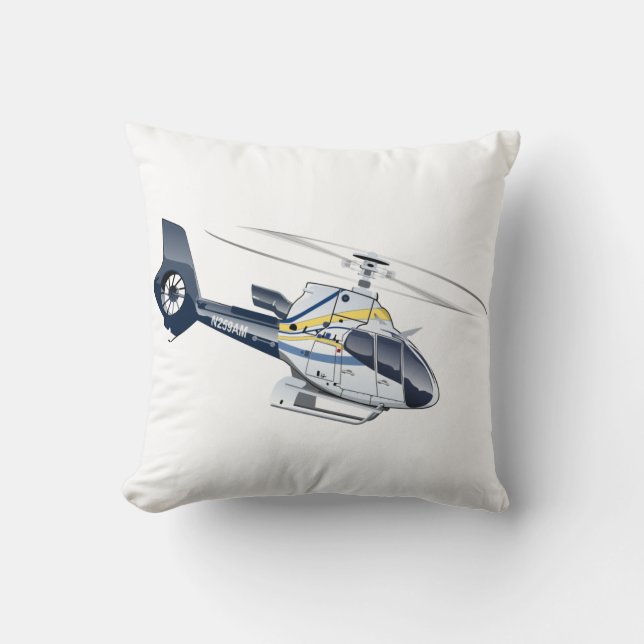 Cojín Decorativo Personalizado Helicopter (Anverso)