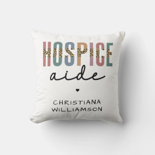 Cojín Decorativo Personalizado Hospice Aide Hospice Enfermería Hosp