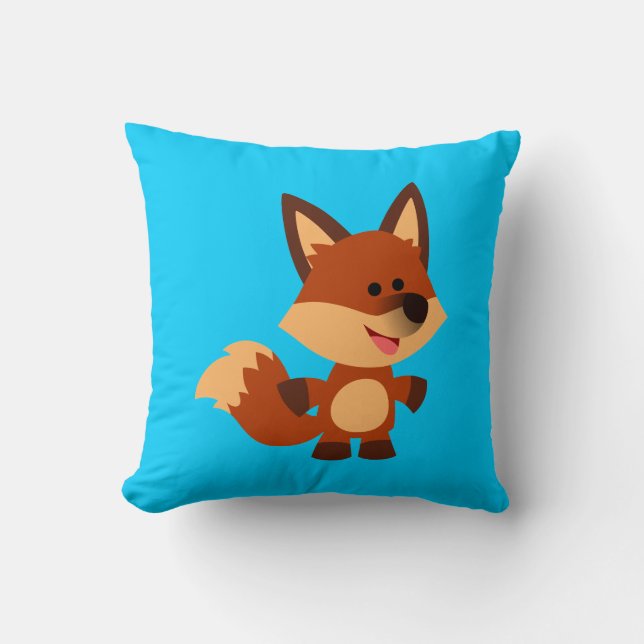 Cojín Decorativo Personalizado inocente Fox Pillow (Anverso)