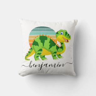 Cojín Decorativo Personalizado lindo Dosaurio personalizado