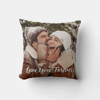 Cojín Decorativo Personalizado lindo foto Keepsake COUPLE regalo Pí
