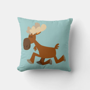 Cojín Decorativo Personalizado lindo merry Moose Pillow