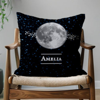 Cojín decorativo personalizado lunar