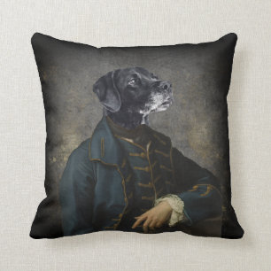 Cojín Decorativo Personalizado Mascota pintar al almirante Doggo