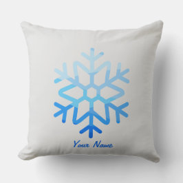 Cojín Decorativo Personalizado Minimal CoolEstético Snowflake Light