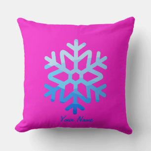Cojín Decorativo Personalizado Minimal CoolEstético Snowflake Light