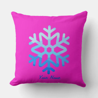 Cojín Decorativo Personalizado Minimal CoolEstético Snowflake Light
