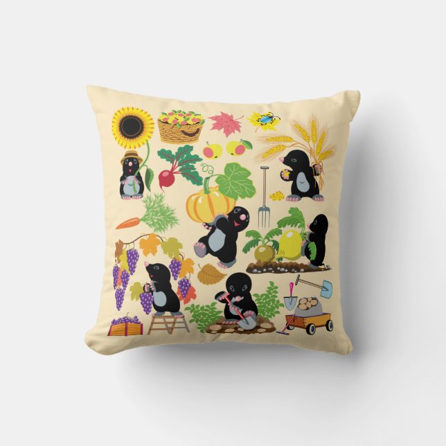 Cojín Decorativo personalizado mole (Anverso)