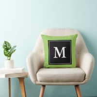 Personalizado monograma letra de bloque de lanzami