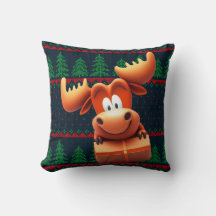 Personalizado Moose con Navidades regalando camise