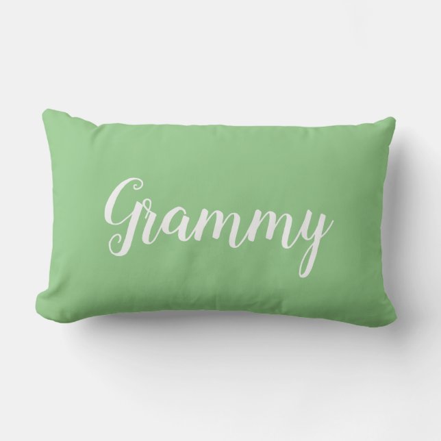Cojín decorativo personalizado para abuela - Gramm (Anverso)