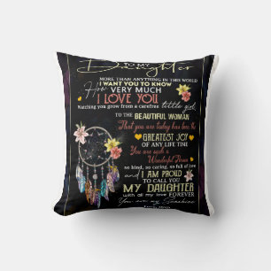 Cojín Decorativo Personalizado Para Mi Hija, Amor De Mamá