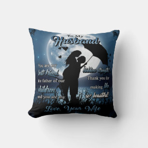 Cojín Decorativo Personalizado Para Mi Pareja Esposa Bajo La Luna